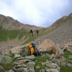 Approaching a pass on the Trooper Traverse - Colorado