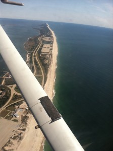 Eastern view of Long Island at 2000ft above Jones Beach Eastern view of Long Island at 2000ft above Jones Beach